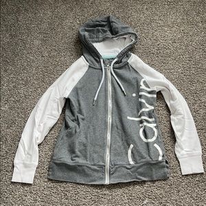 Womens Calvin Klein Zip Up